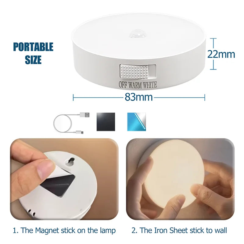 Rechargeable Motion Sensor LED Light